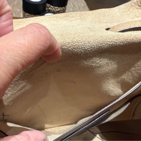 Michael Kors Beige Leather Backpack - Picture 7 of 7